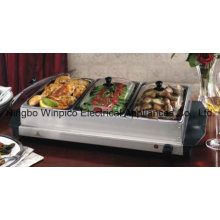 Stainless-Steel Buffet Server and Warming Tray